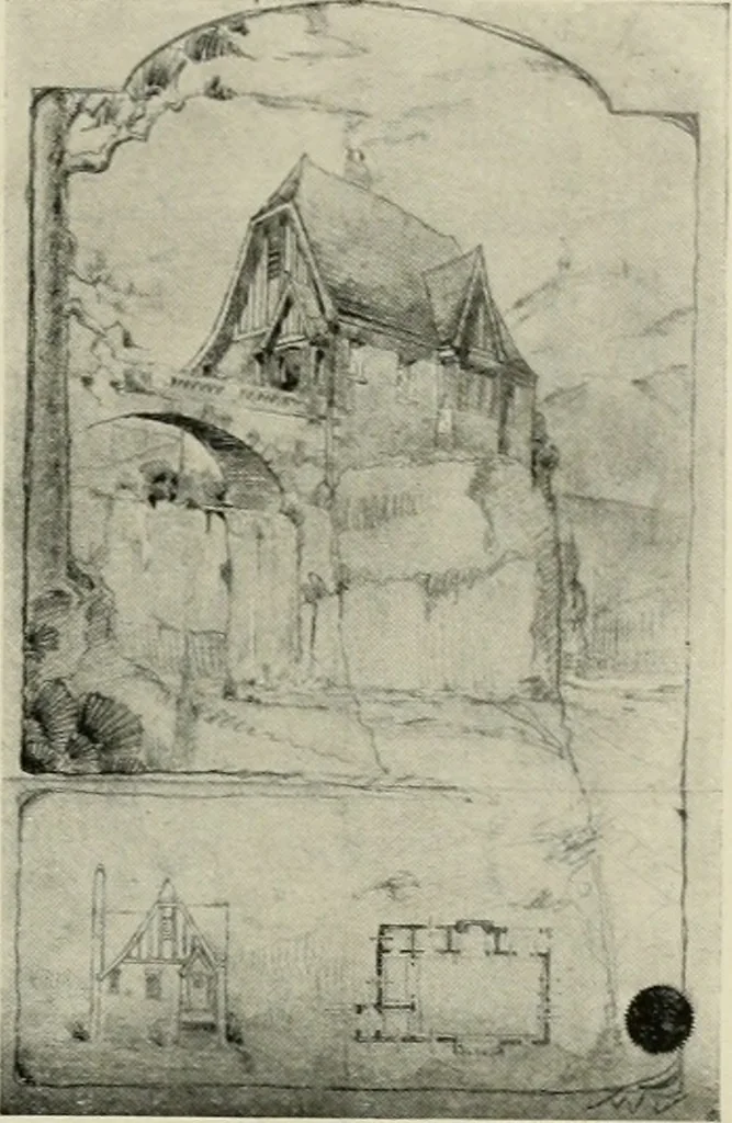 An illustration from The Architectural year book, University of Illinois, 1911, leaf 38
