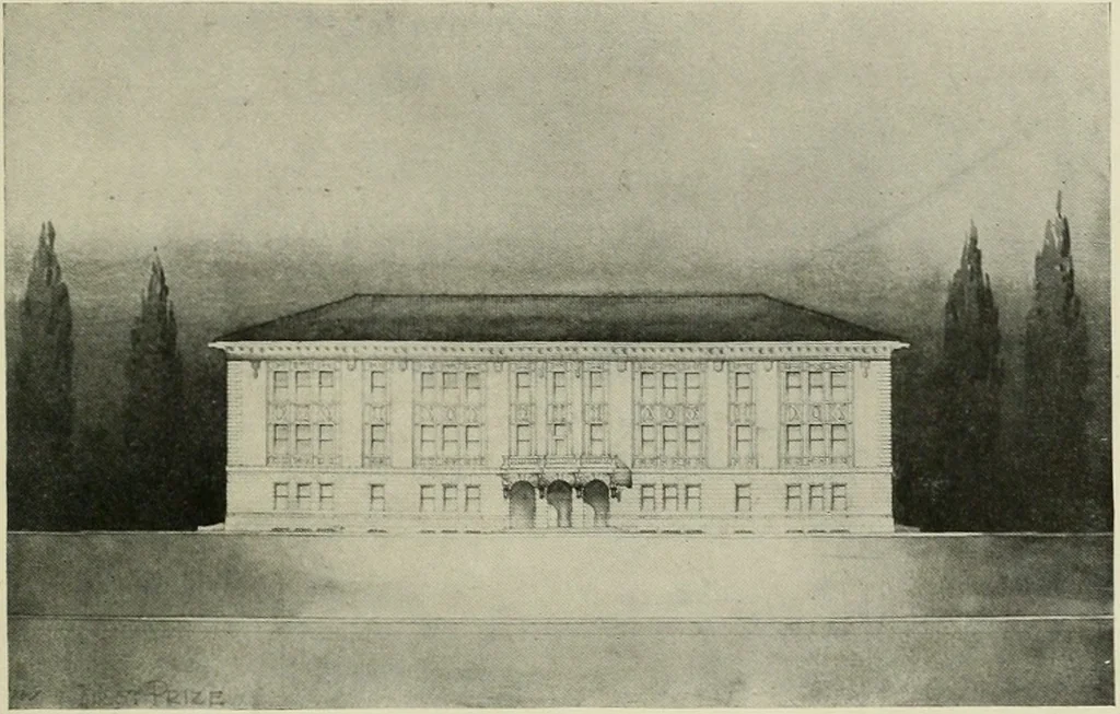 An illustration from The Architectural year book, University of Illinois, 1911, leaf 40