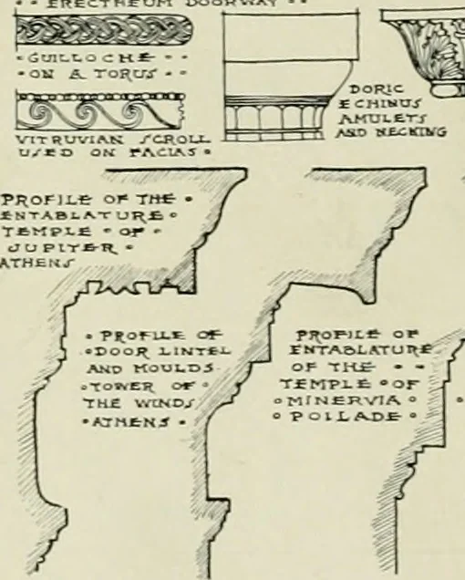 An illustration from The Architectural year book, University of Illinois, 1911, leaf 45