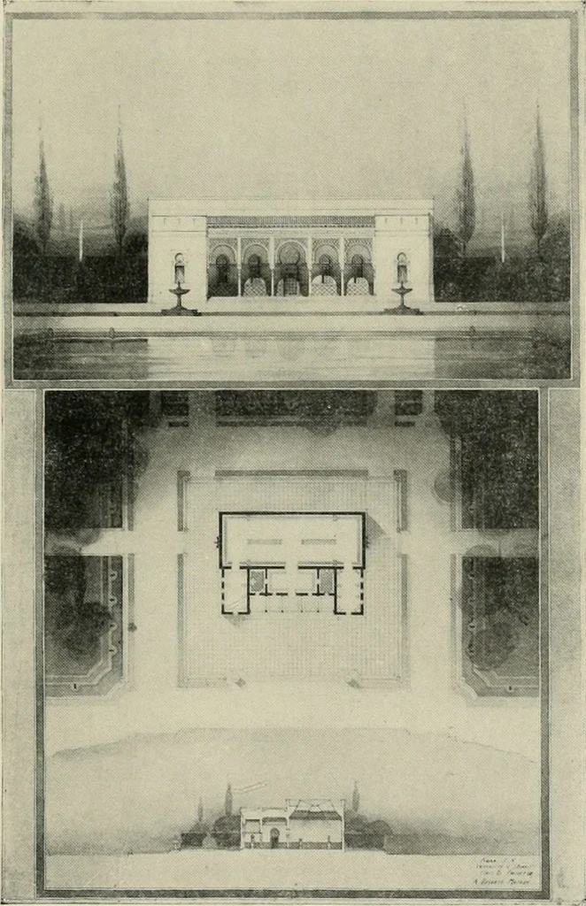 An illustration from The Architectural year book, University of Illinois, 1911, leaf 52