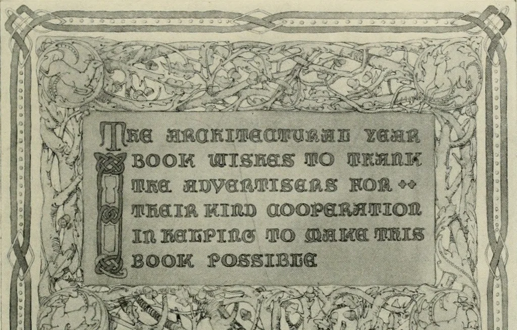 An illustration from The Architectural year book, University of Illinois, 1911, leaf 60