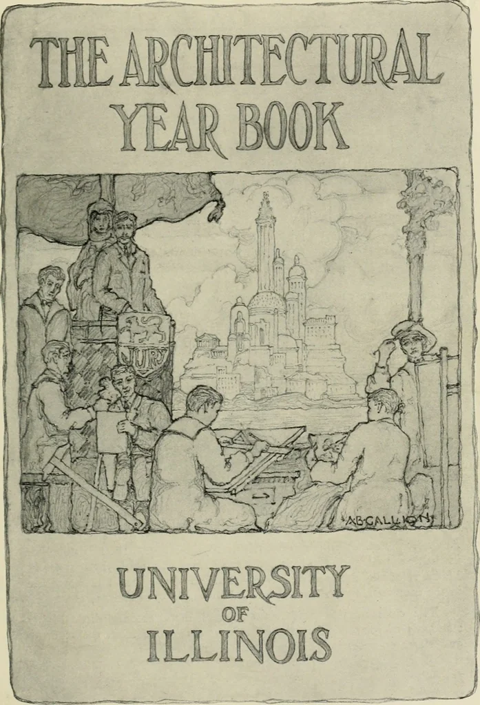 An illustration from The Architectural year book, University of Illinois, 1911, leaf 8
