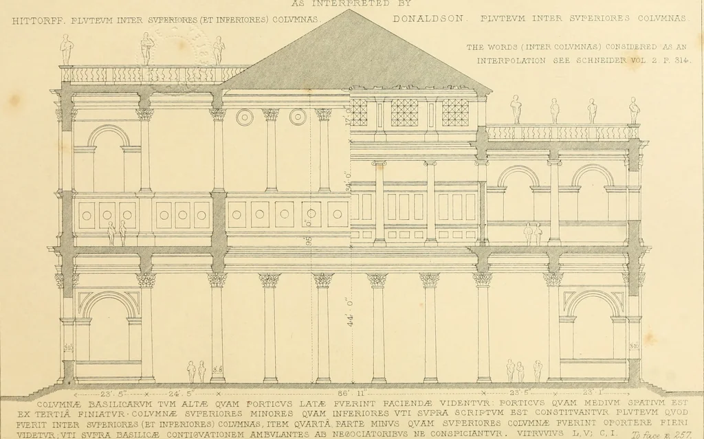 An illustration from Architectura numismatica; or, Architectural medals of classic antiquity: illustrated and explained by comparison with the monuments and the descriptions of ancient authors, and copious text. One hundred lithographs and woodcuts, 1859, leaf 371