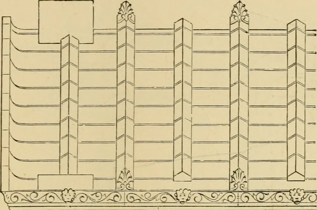 An illustration from Architecture, classic and early Christian, 1888, leaf 118