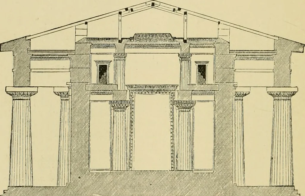 An illustration from Architecture, classic and early Christian, 1888, leaf 119