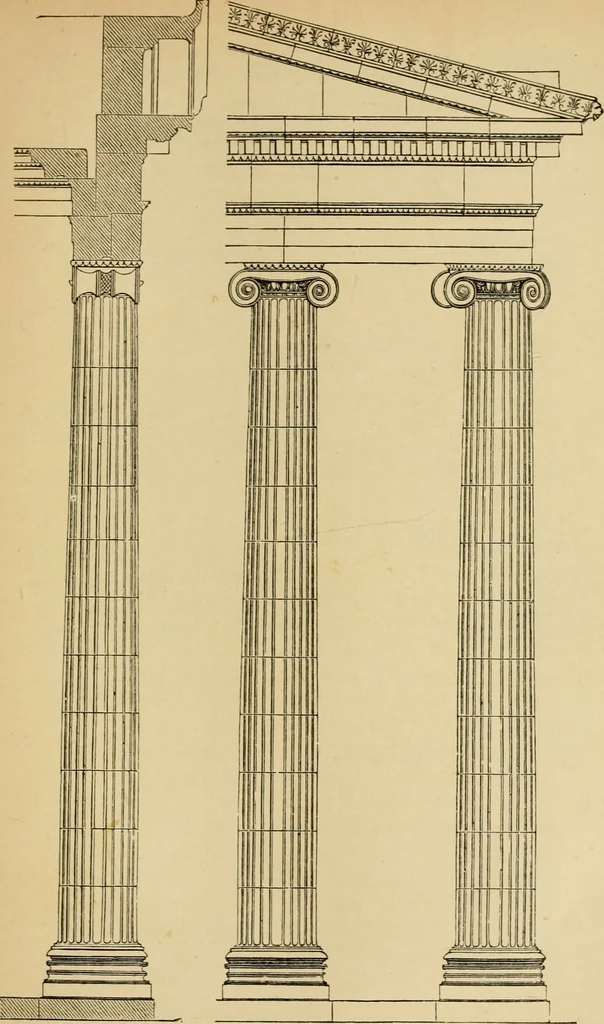 An illustration from Architecture, classic and early Christian, 1888, leaf 132