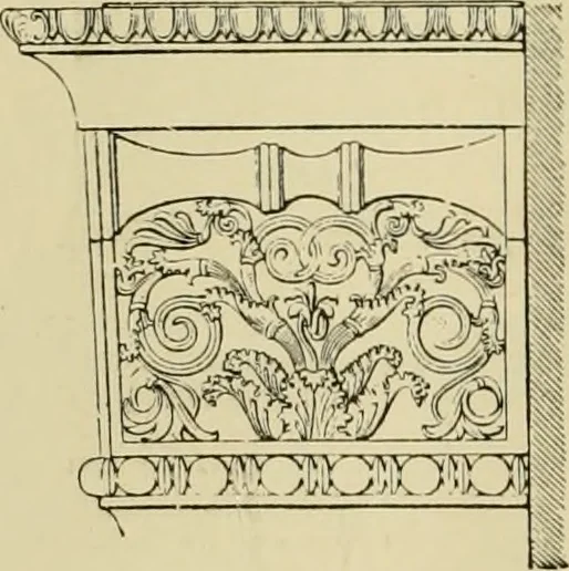 An illustration from Architecture, classic and early Christian, 1888, leaf 141