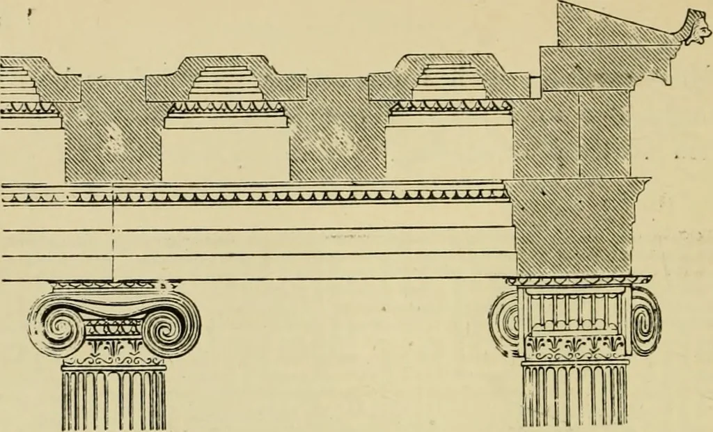 An illustration from Architecture, classic and early Christian, 1888, leaf 159