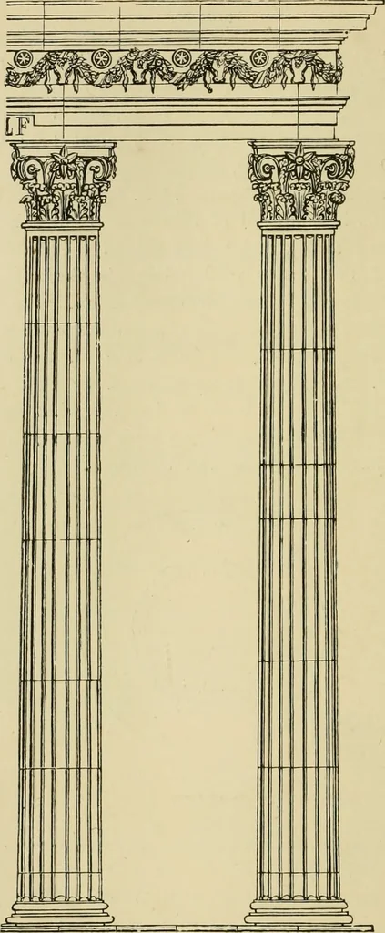 An illustration from Architecture, classic and early Christian, 1888, leaf 179