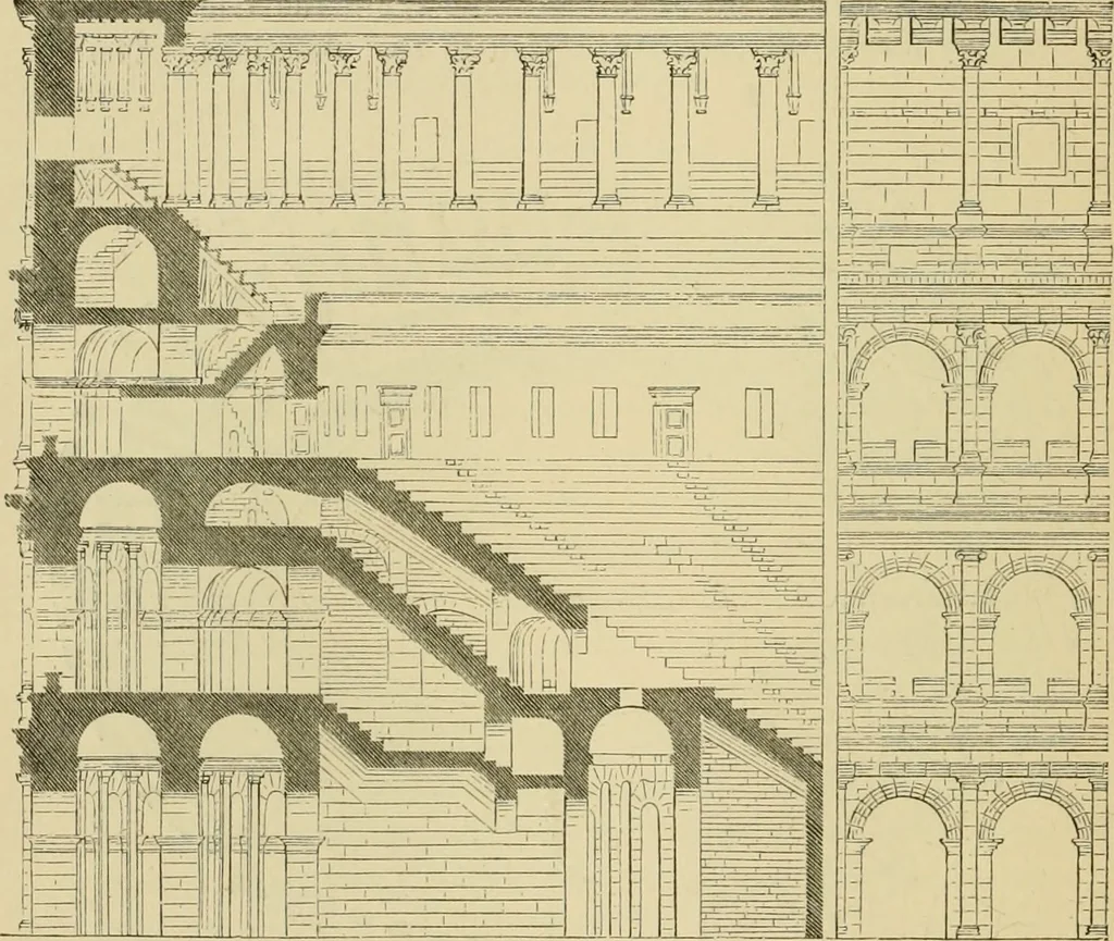 An illustration from Architecture, classic and early Christian, 1888, leaf 185