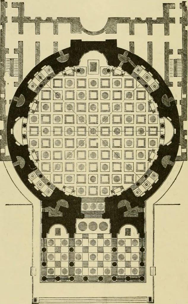 An illustration from Architecture, classic and early Christian, 1888, leaf 193