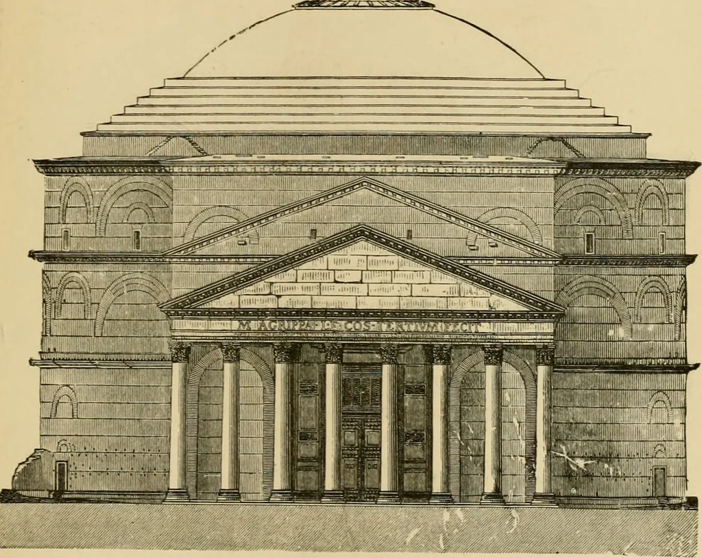An illustration from Architecture, classic and early Christian, 1888, leaf 194