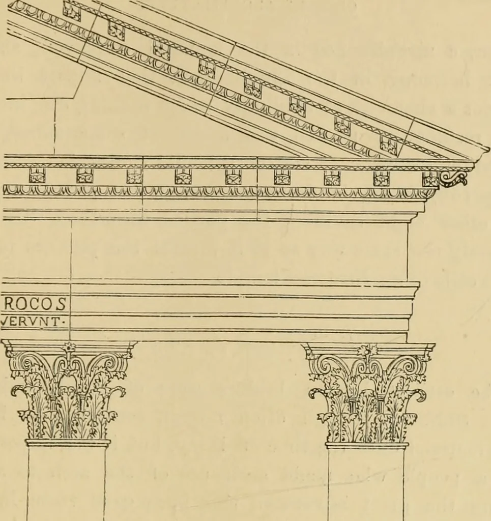 An illustration from Architecture, classic and early Christian, 1888, leaf 196