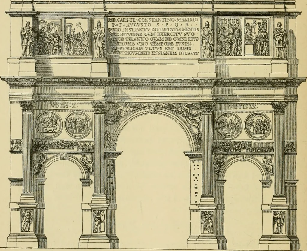 An illustration from Architecture, classic and early Christian, 1888, leaf 199