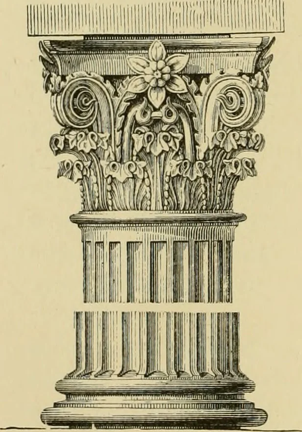 An illustration from Architecture, classic and early Christian, 1888, leaf 215