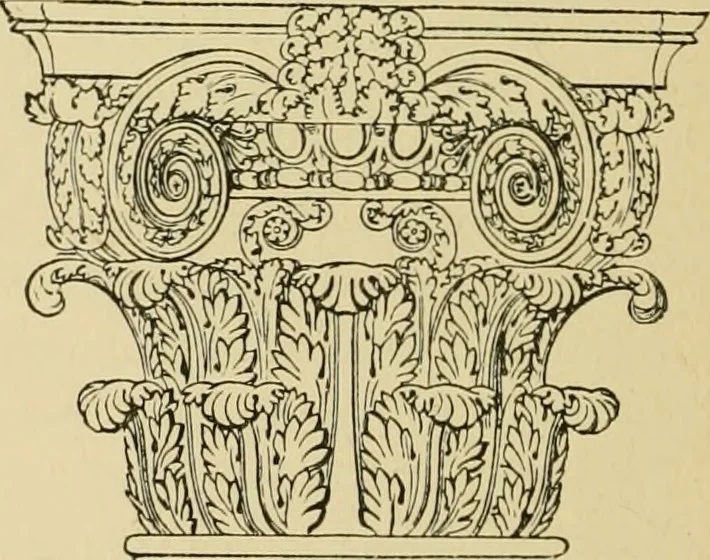 An illustration from Architecture, classic and early Christian, 1888, leaf 215