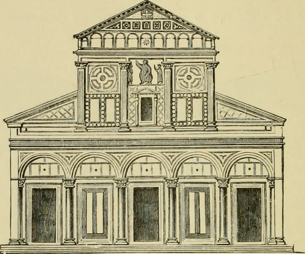 An illustration from Architecture, classic and early Christian, 1888, leaf 225