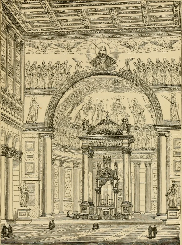 An illustration from Architecture, classic and early Christian, 1888, leaf 234