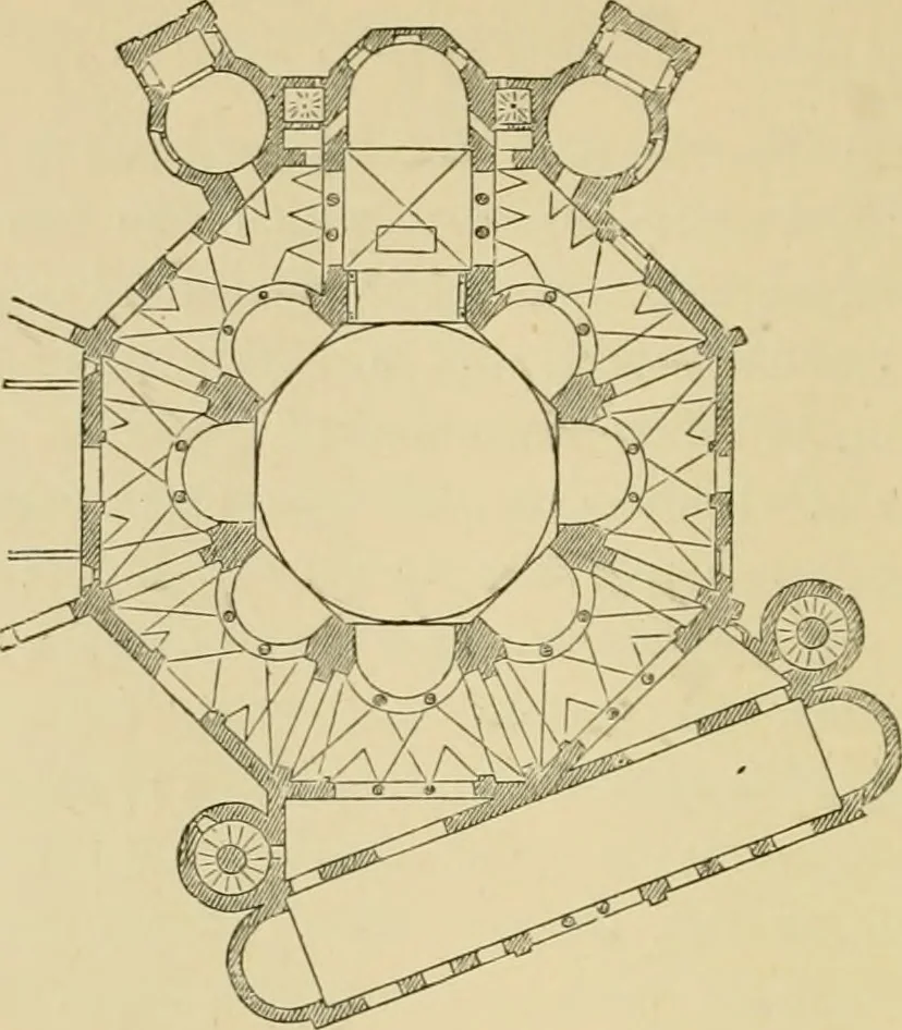 An illustration from Architecture, classic and early Christian, 1888, leaf 243