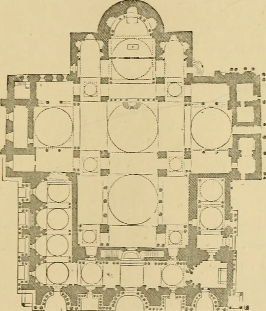 An illustration from Architecture, classic and early Christian, 1888, leaf 244