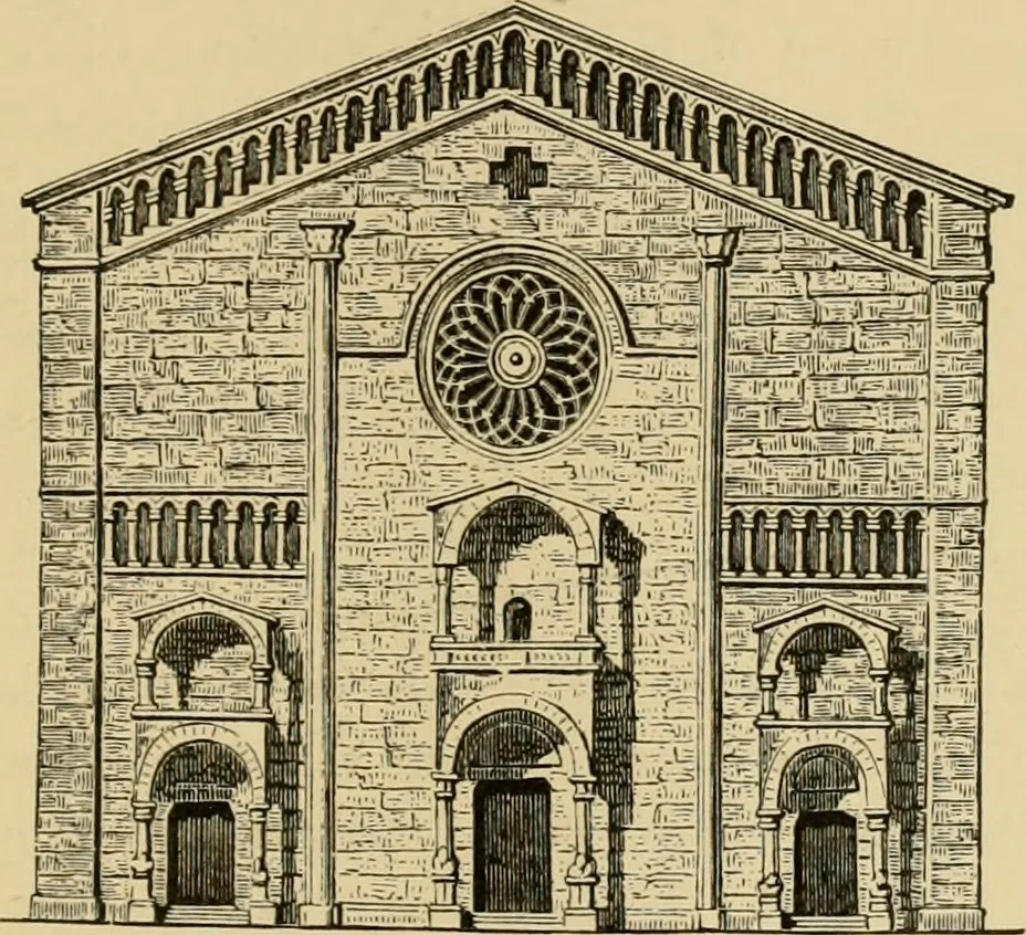 An illustration from Architecture, classic and early Christian, 1888, leaf 252