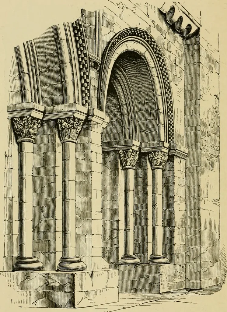 An illustration from Architecture, classic and early Christian, 1888, leaf 257