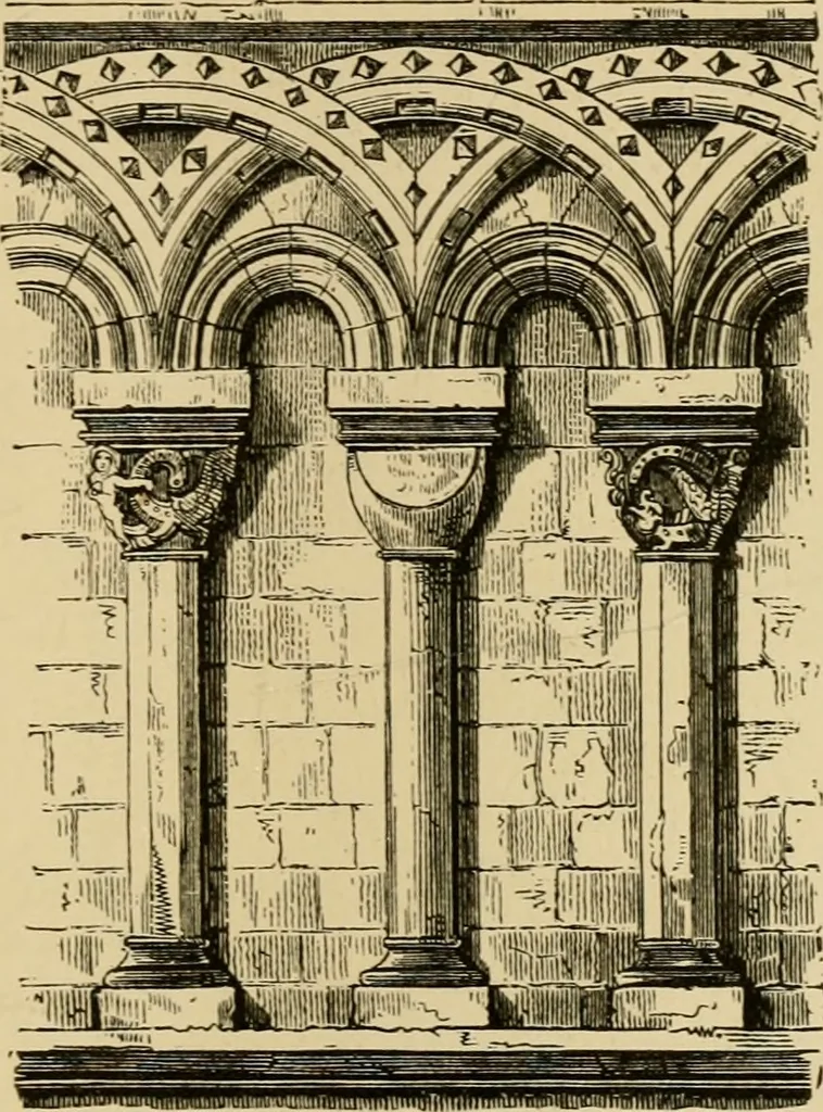 An illustration from Architecture, classic and early Christian, 1888, leaf 264