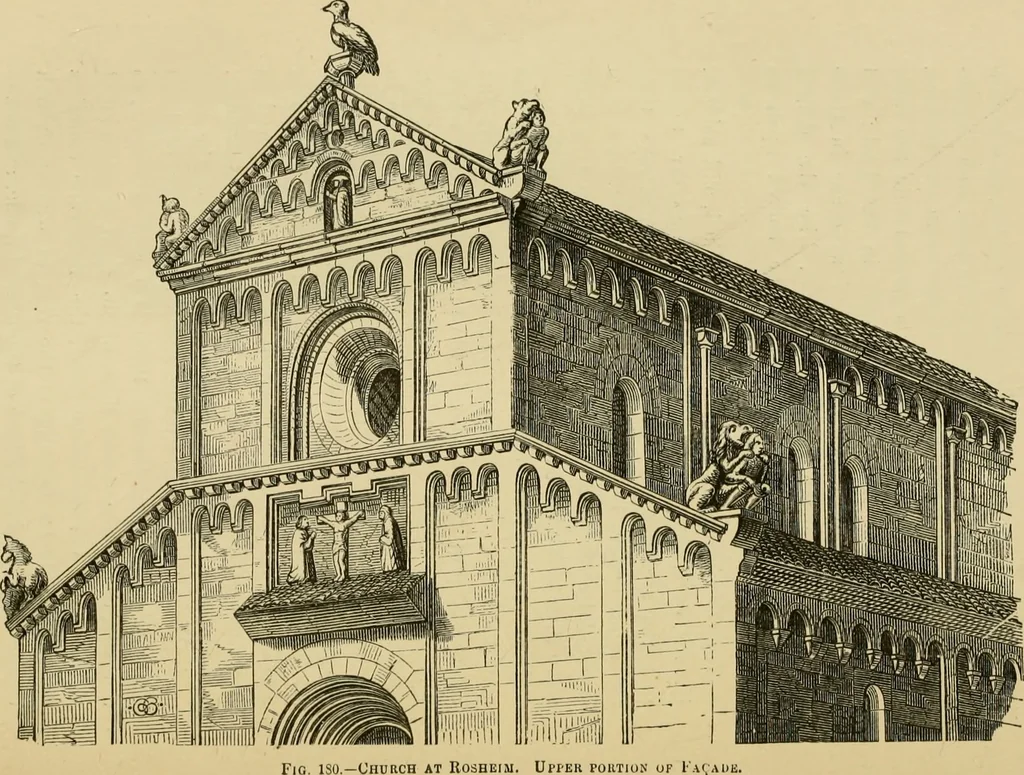 An illustration from Architecture, classic and early Christian, 1888, leaf 271