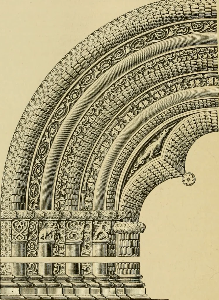An illustration from Architecture, classic and early Christian, 1888, leaf 275