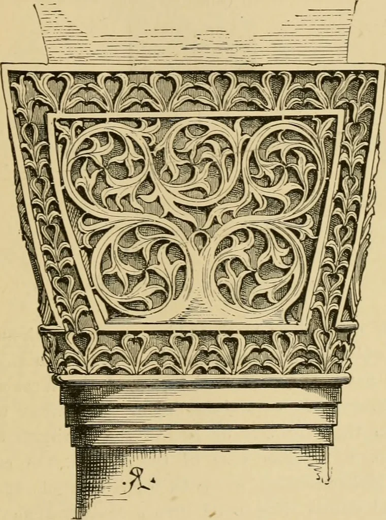 An illustration from Architecture, classic and early Christian, 1888, leaf 278