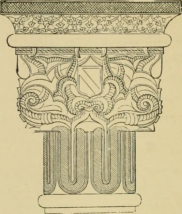 An illustration from Architecture, classic and early Christian, 1888, leaf 279