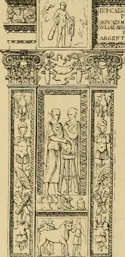 An illustration from Architecture, classic and early Christian, 1888, leaf 30