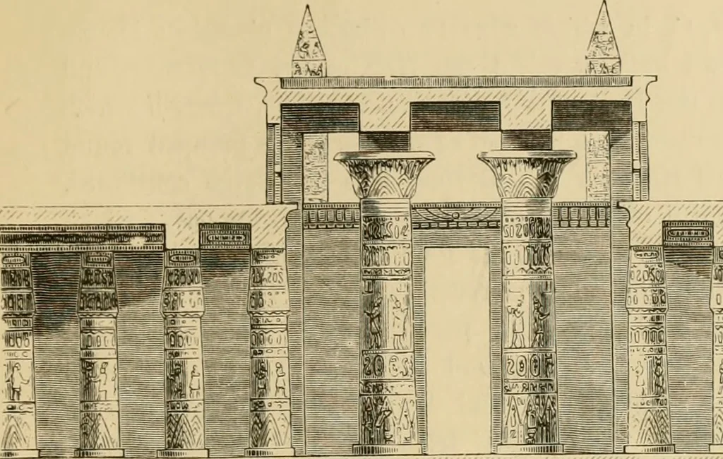 An illustration from Architecture, classic and early Christian, 1888, leaf 54