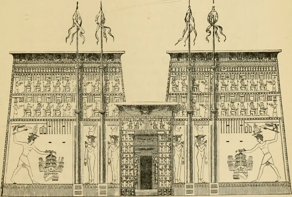 An illustration from Architecture, classic and early Christian, 1888, leaf 54