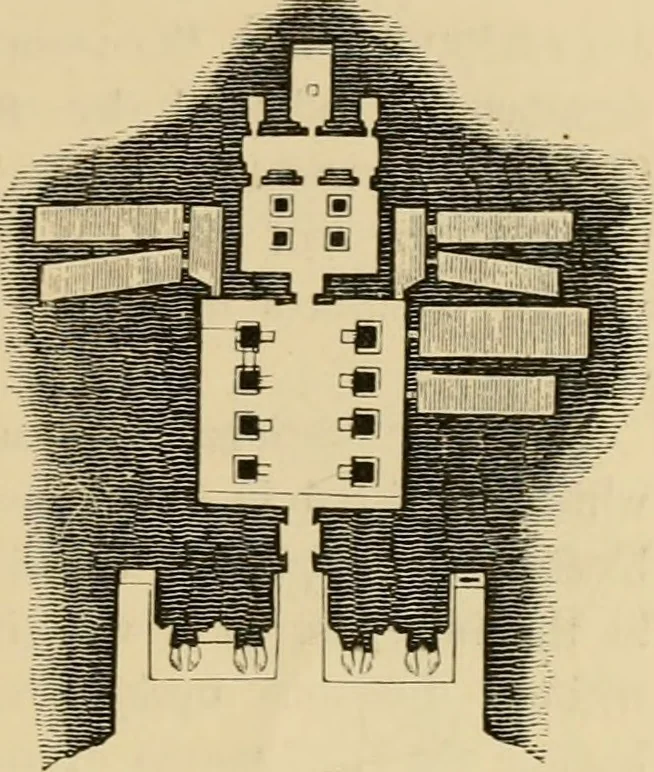 An illustration from Architecture, classic and early Christian, 1888, leaf 58