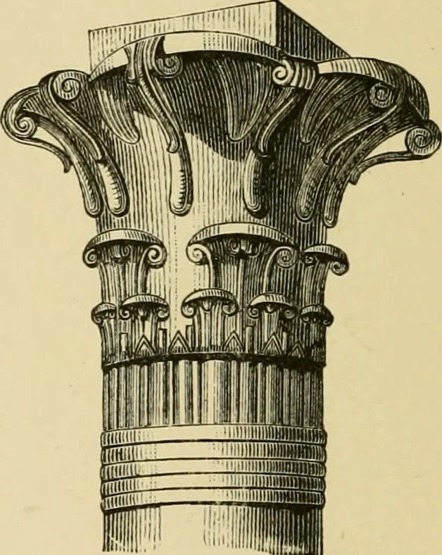 An illustration from Architecture, classic and early Christian, 1888, leaf 61