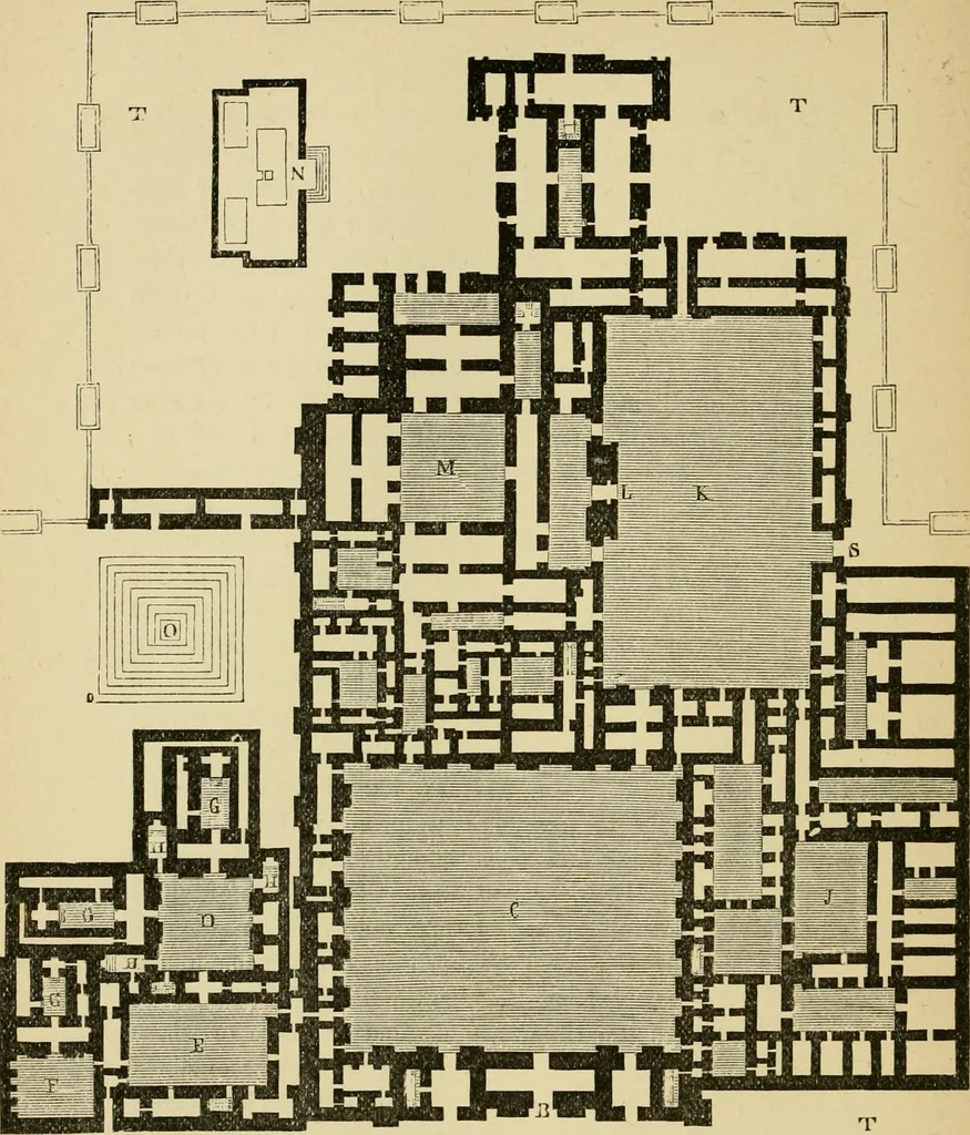 An illustration from Architecture, classic and early Christian, 1888, leaf 75