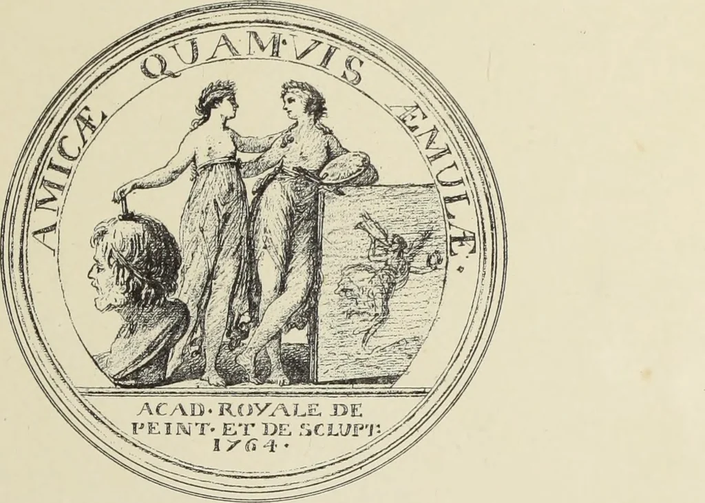 An illustration from Architecture, décoration et ameublement pendant le dix-huitième siècle, Régence - Louis XV. Symétrie et asymétrie proportions légères et courbes capricieuses, 1900, leaf 280