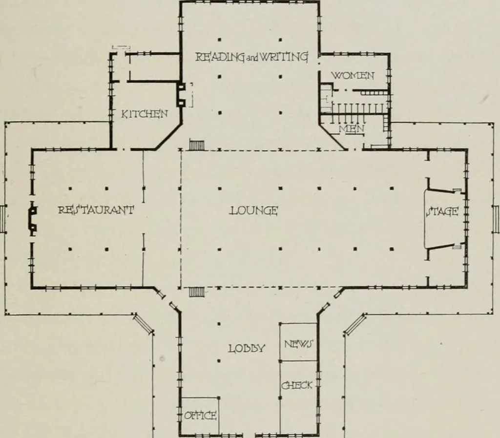 An illustration from Architecture and democracy, 1918, leaf 58