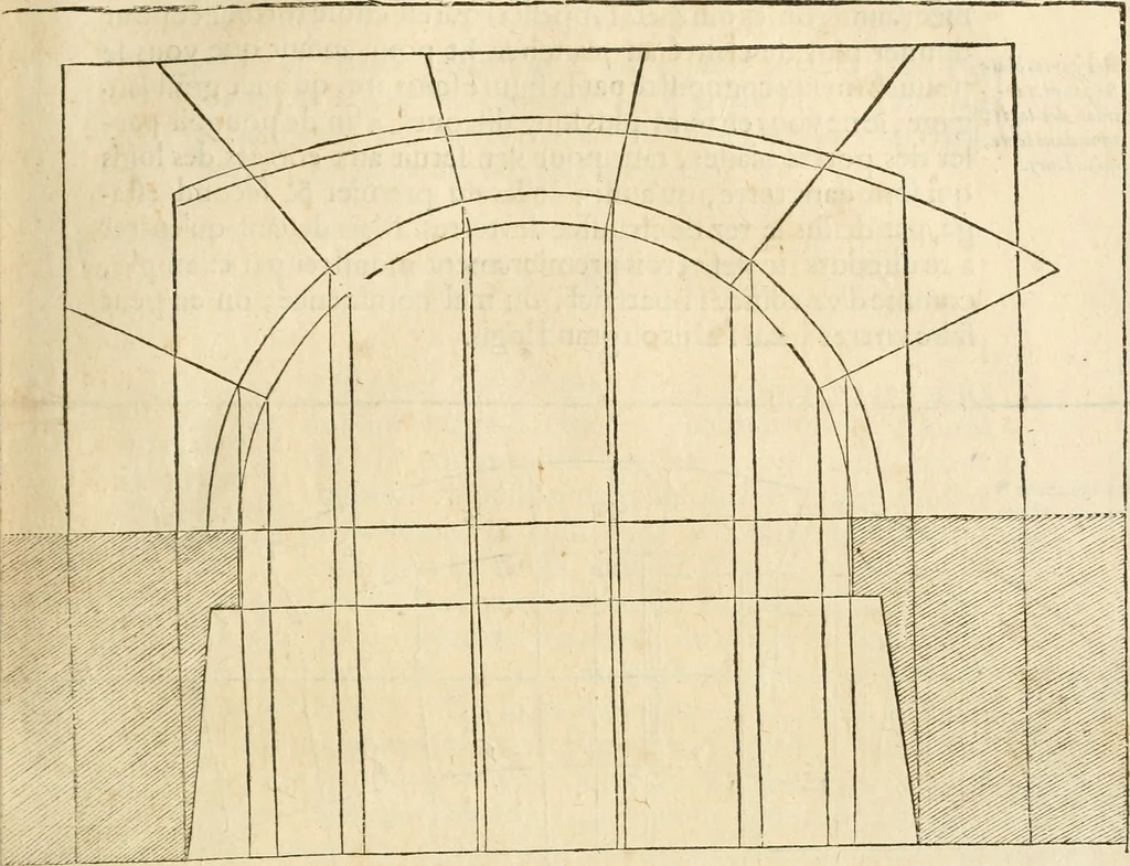 An illustration from Architecture de Philibert de l'Orme ... : uure entiere contenant onze livres, augmentée de deux, & autres figures non encores veuës, tant pour desseins qu'ornemens de maisons : avec vne belle inuention pour bien bastir, & à petits fraiz .., 1626, leaf 130
