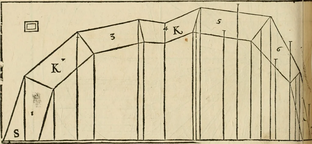 An illustration from Architecture de Philibert de l'Orme ... : uure entiere contenant onze livres, augmentée de deux, & autres figures non encores veuës, tant pour desseins qu'ornemens de maisons : avec vne belle inuention pour bien bastir, & à petits fraiz .., 1626, leaf 211