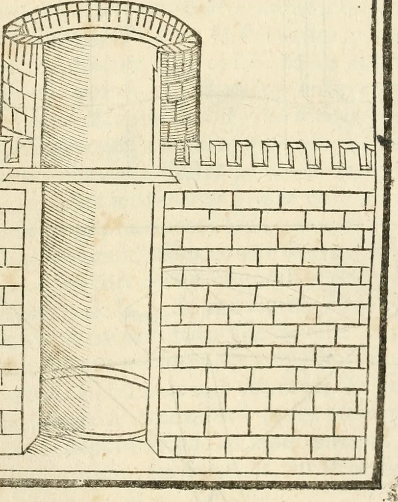 An illustration from Architecture de Philibert de l'Orme ... : uure entiere contenant onze livres, augmentée de deux, & autres figures non encores veuës, tant pour desseins qu'ornemens de maisons : avec vne belle inuention pour bien bastir, & à petits fraiz .., 1626, leaf 248