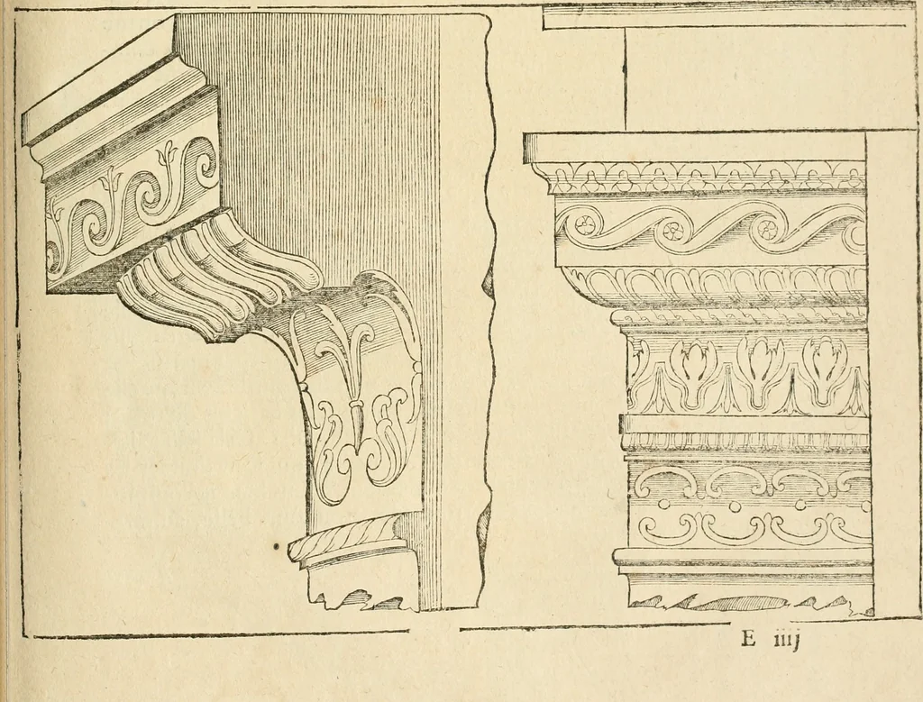 An illustration from Architecture de Philibert de l'Orme ... : uure entiere contenant onze livres, augmentée de deux, & autres figures non encores veuës, tant pour desseins qu'ornemens de maisons : avec vne belle inuention pour bien bastir, & à petits fraiz .., 1626, leaf 310