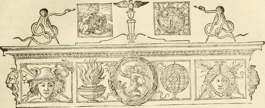 An illustration from Architecture de Philibert de l'Orme ... : uure entiere contenant onze livres, augmentée de deux, & autres figures non encores veuës, tant pour desseins qu'ornemens de maisons : avec vne belle inuention pour bien bastir, & à petits fraiz .., 1626, leaf 352