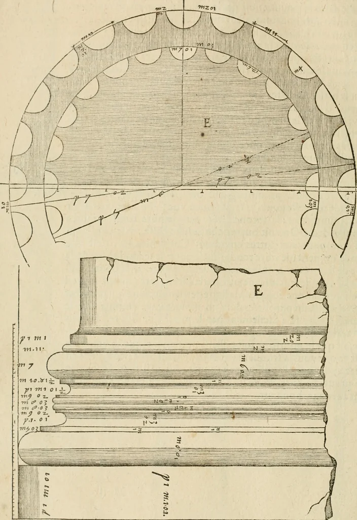 An illustration from Architecture de Philibert de l'Orme ... : uure entiere contenant onze livres, augmentée de deux, & autres figures non encores veuës, tant pour desseins qu'ornemens de maisons : avec vne belle inuention pour bien bastir, & à petits fraiz .., 1626, leaf 393