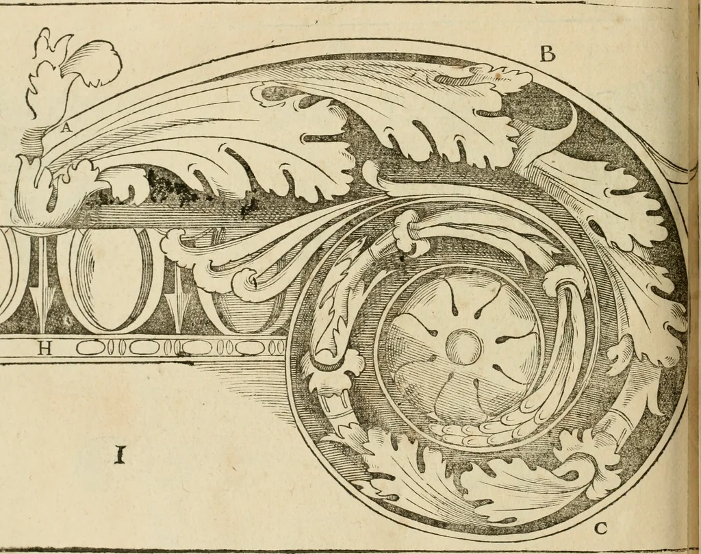 An illustration from Architecture de Philibert de l'Orme ... : uure entiere contenant onze livres, augmentée de deux, & autres figures non encores veuës, tant pour desseins qu'ornemens de maisons : avec vne belle inuention pour bien bastir, & à petits fraiz .., 1626, leaf 419