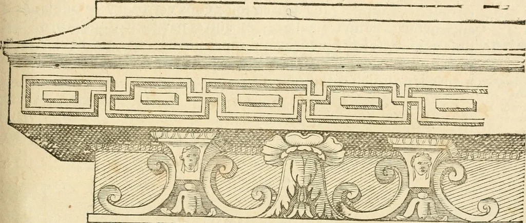 An illustration from Architecture de Philibert de l'Orme ... : uure entiere contenant onze livres, augmentée de deux, & autres figures non encores veuës, tant pour desseins qu'ornemens de maisons : avec vne belle inuention pour bien bastir, & à petits fraiz .., 1626, leaf 430