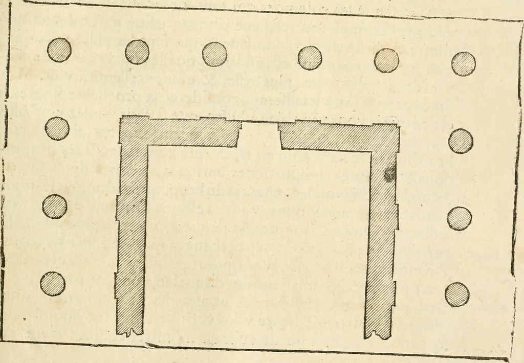 An illustration from Architecture de Philibert de l'Orme ... : uure entiere contenant onze livres, augmentée de deux, & autres figures non encores veuës, tant pour desseins qu'ornemens de maisons : avec vne belle inuention pour bien bastir, & à petits fraiz .., 1626, leaf 454