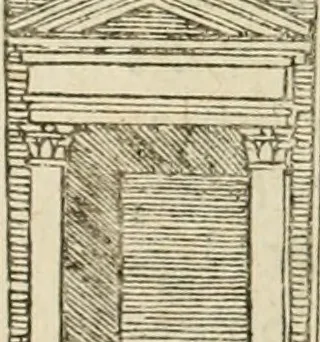 An illustration from Architecture de Philibert de l'Orme ... : uure entiere contenant onze livres, augmentée de deux, & autres figures non encores veuës, tant pour desseins qu'ornemens de maisons : avec vne belle inuention pour bien bastir, & à petits fraiz .., 1626, leaf 467