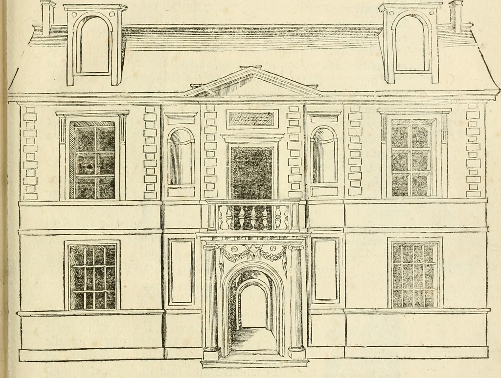 An illustration from Architecture de Philibert de l'Orme ... : uure entiere contenant onze livres, augmentée de deux, & autres figures non encores veuës, tant pour desseins qu'ornemens de maisons : avec vne belle inuention pour bien bastir, & à petits fraiz .., 1626, leaf 516